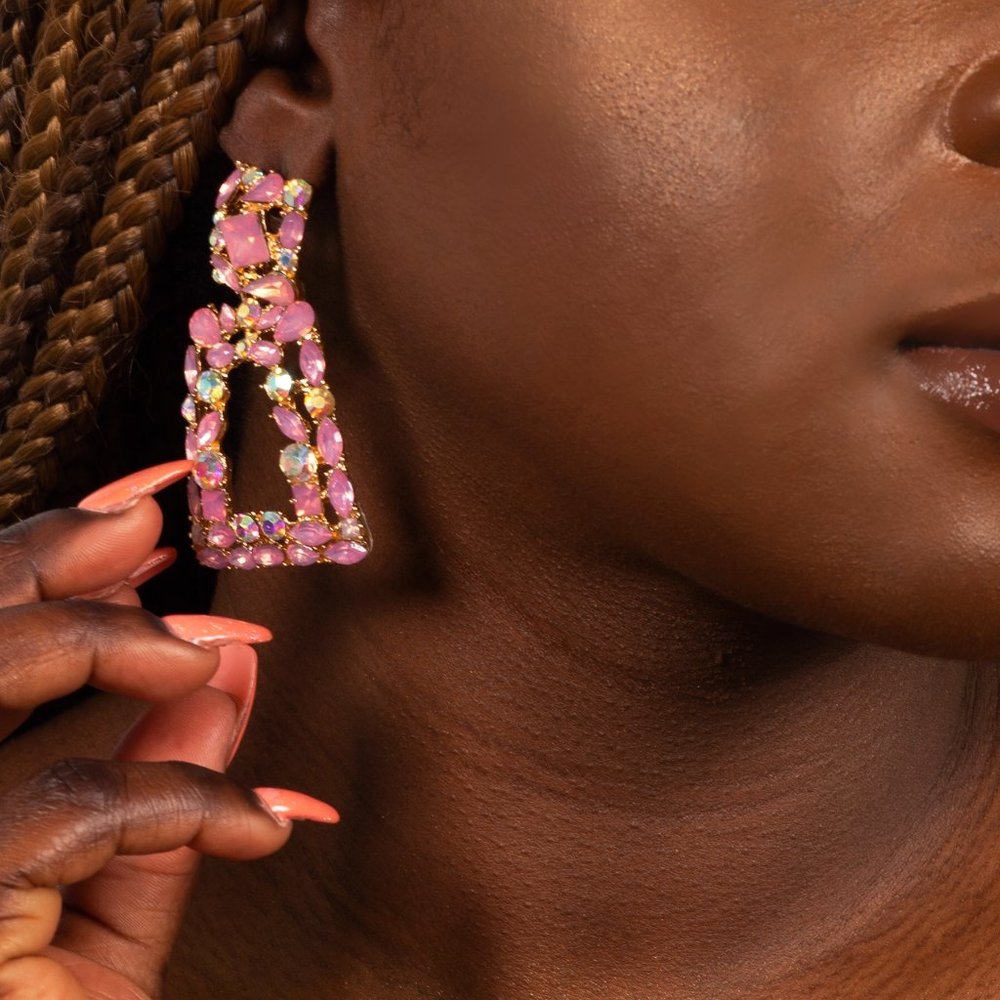 "More Than Pretty" Earrings (Pink)